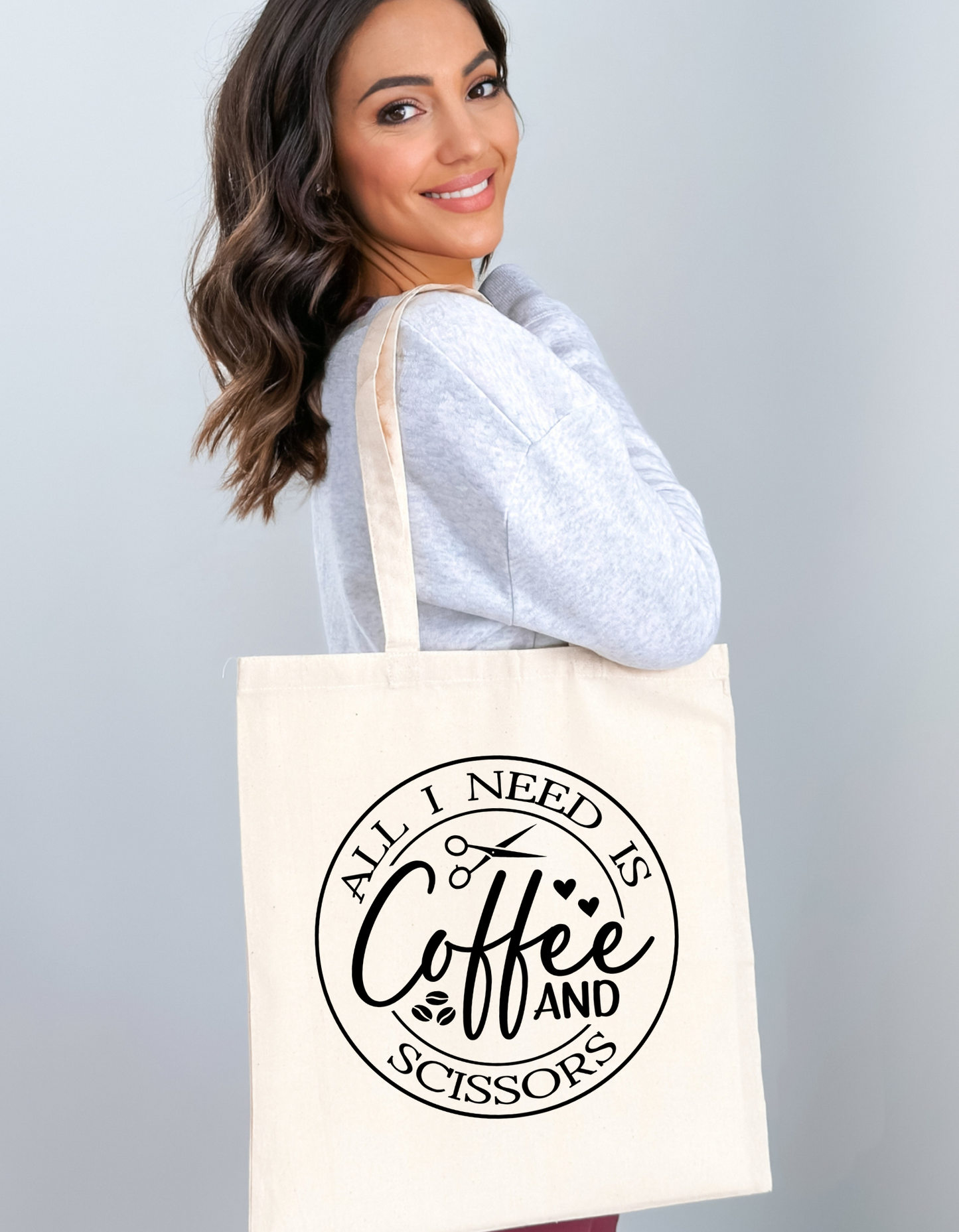 All I need is Coffee and Scissor Tote